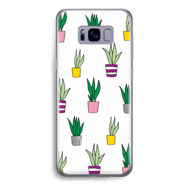 Sanseveria: Samsung Galaxy S8 Transparant Hoesje
