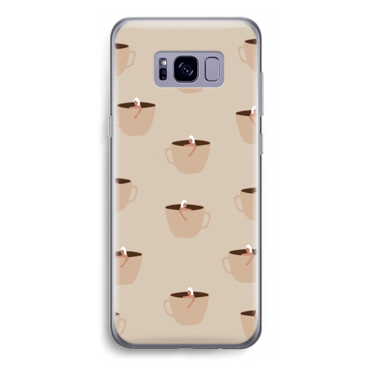 Morning coffee: Samsung Galaxy S8 Transparant Hoesje
