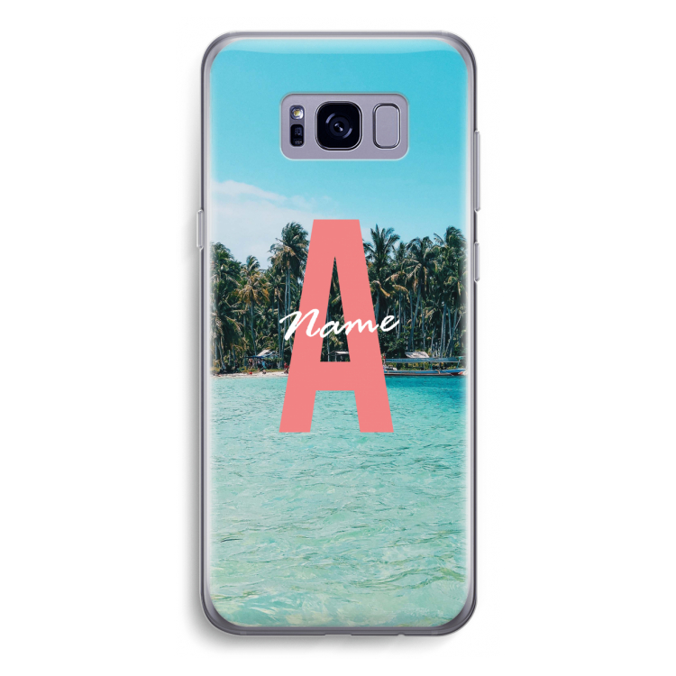 Pacific Dream: Samsung Galaxy S8 Transparant Hoesje