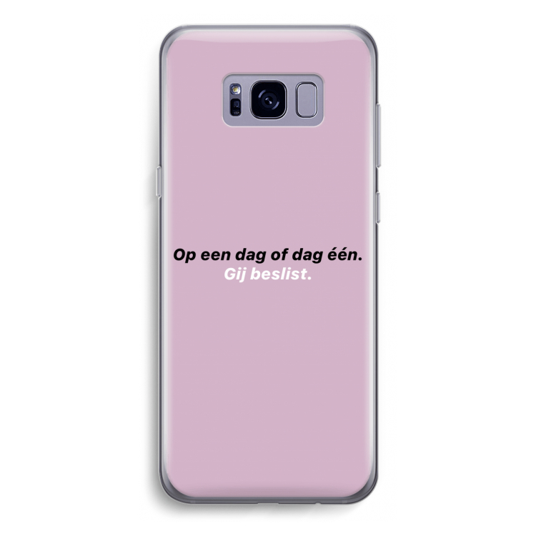 gij beslist: Samsung Galaxy S8 Transparant Hoesje