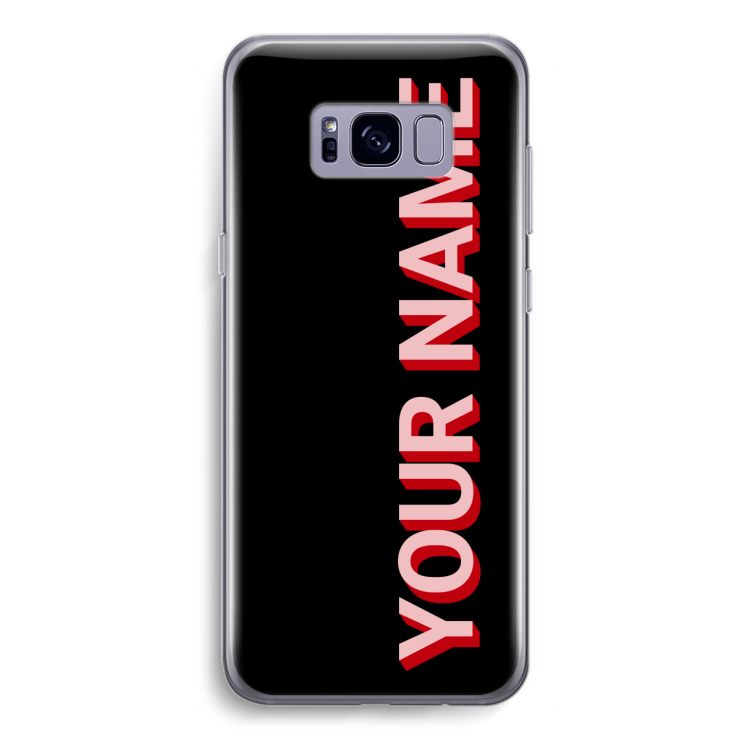 Namecase: Samsung Galaxy S8 Transparant Hoesje