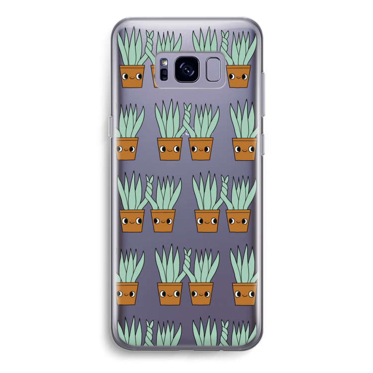 Sansevieria: Samsung Galaxy S8 Transparant Hoesje
