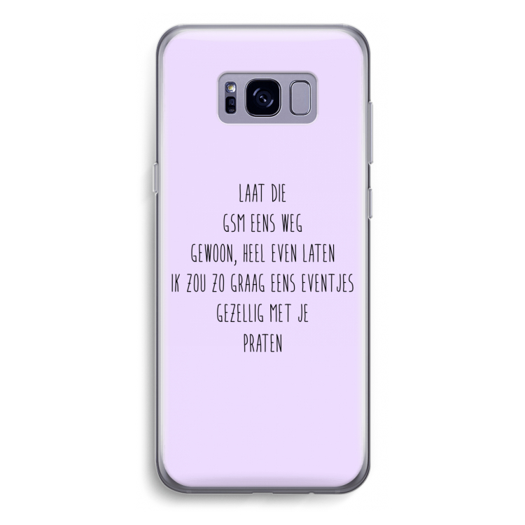 GSM: Samsung Galaxy S8 Transparant Hoesje
