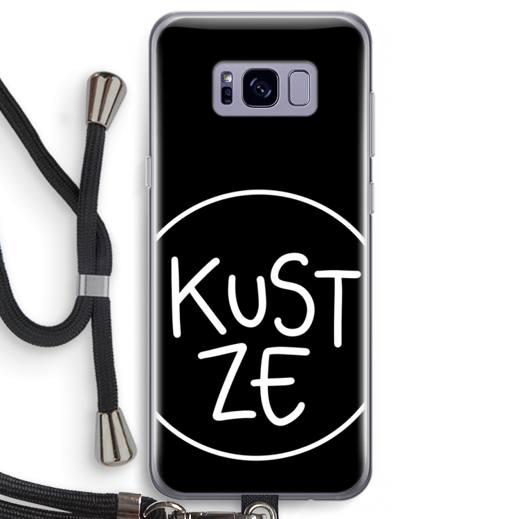 KUST ZE: Samsung Galaxy S8 Transparant Hoesje met koord
