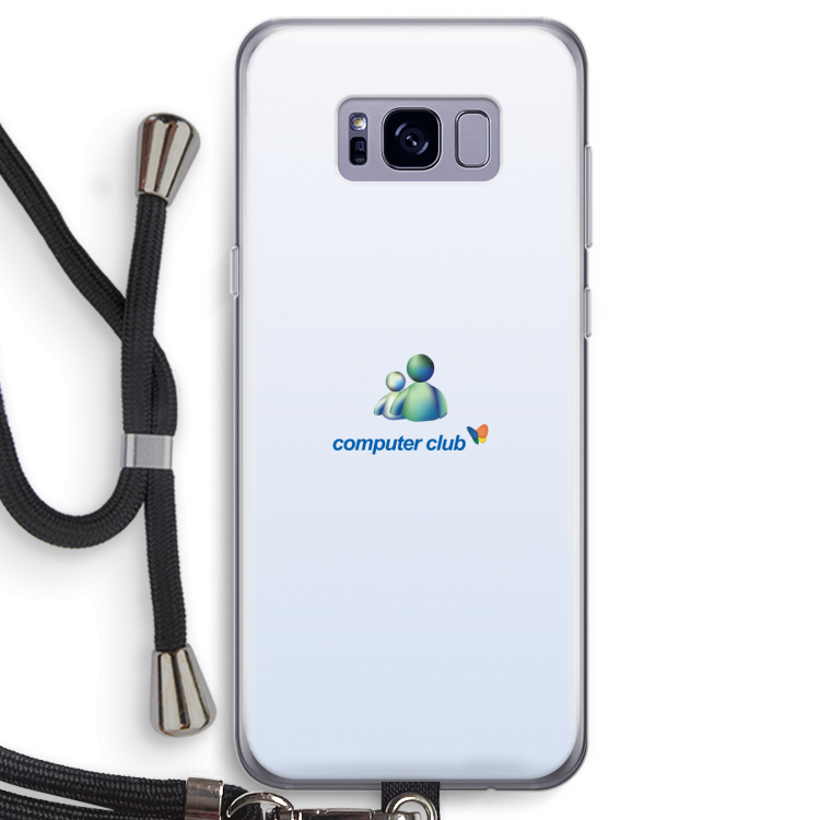 MSN: Samsung Galaxy S8 Transparant Hoesje met koord