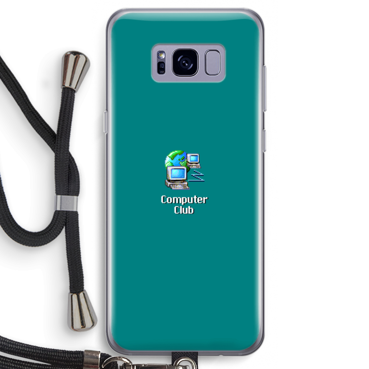 Win98: Samsung Galaxy S8 Transparant Hoesje met koord