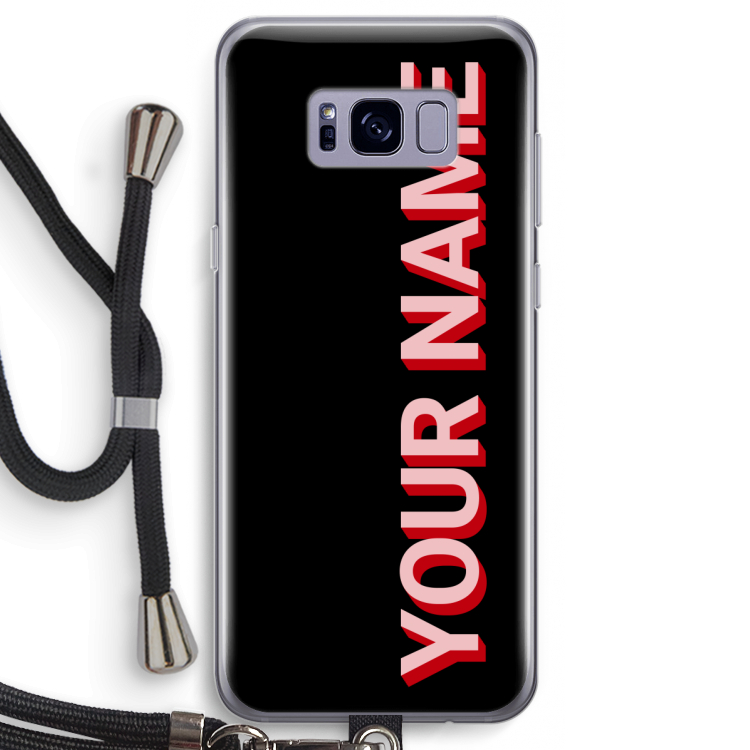 Namecase: Samsung Galaxy S8 Transparant Hoesje met koord