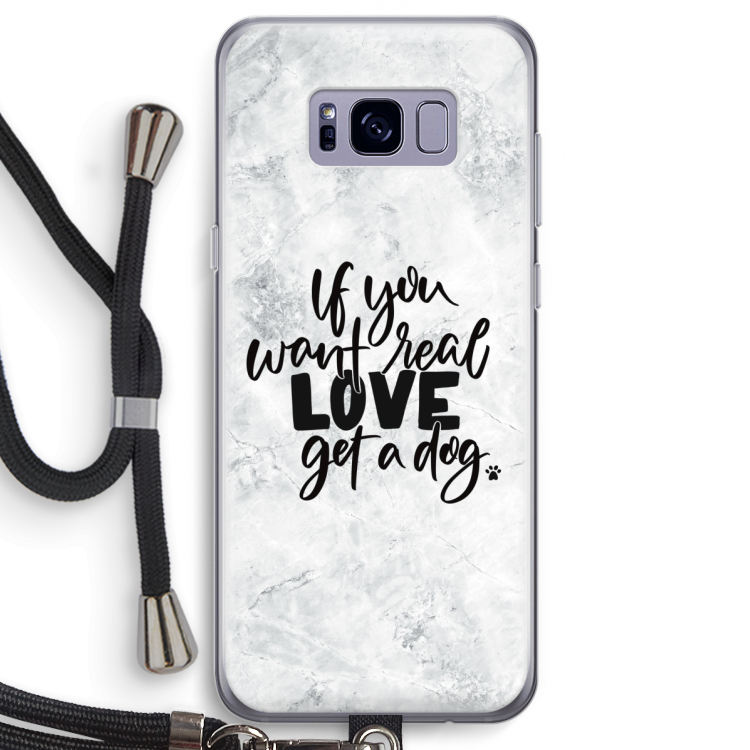 Partner in crime: Samsung Galaxy S8 Transparant Hoesje met koord