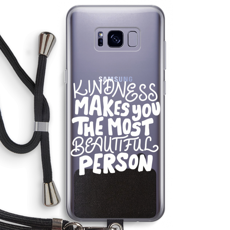 The prettiest: Samsung Galaxy S8 Transparant Hoesje met koord