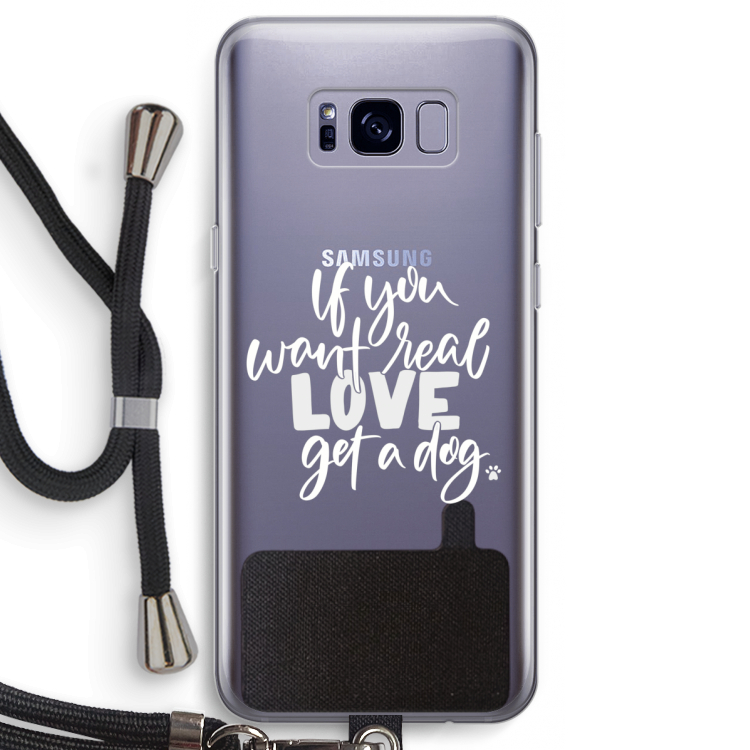 Partner in crime: Samsung Galaxy S8 Transparant Hoesje met koord