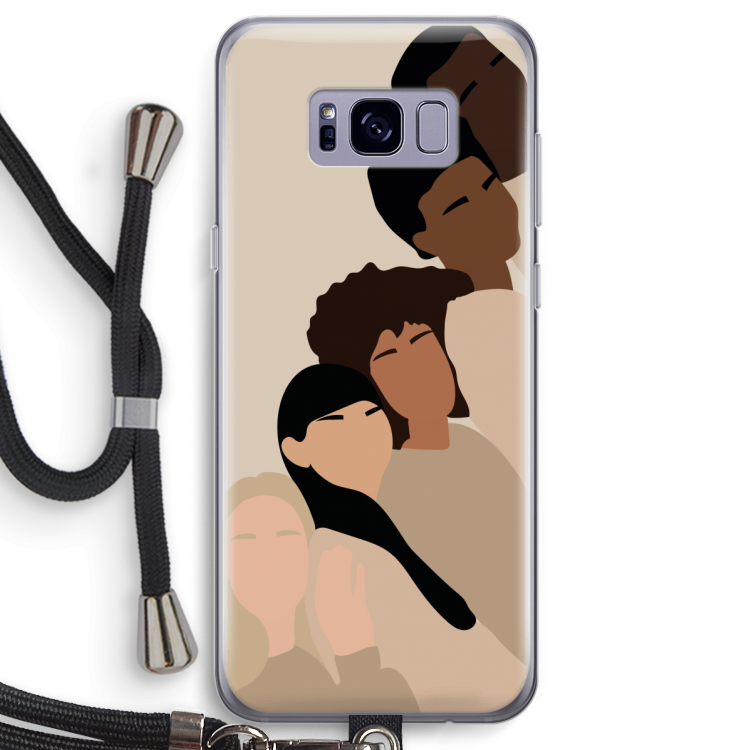 Sweet creatures: Samsung Galaxy S8 Transparant Hoesje met koord