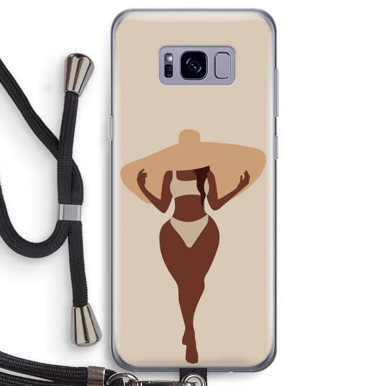 Let's get salty: Samsung Galaxy S8 Transparant Hoesje met koord