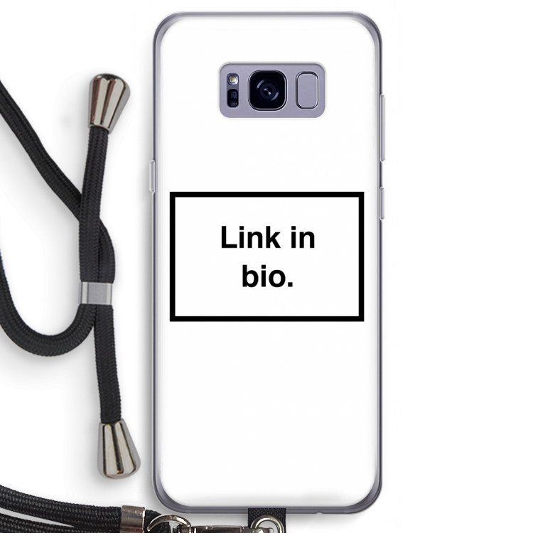 Link in bio: Samsung Galaxy S8 Transparant Hoesje met koord