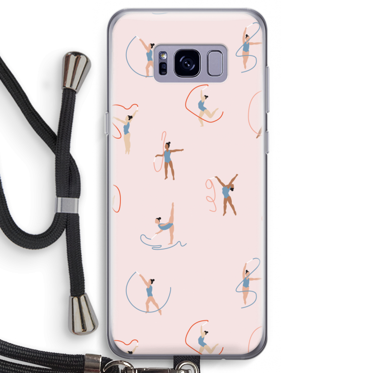 Dancing #3: Samsung Galaxy S8 Transparant Hoesje met koord