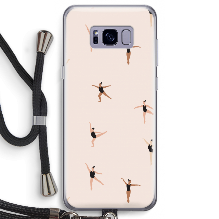 Dancing #1: Samsung Galaxy S8 Transparant Hoesje met koord
