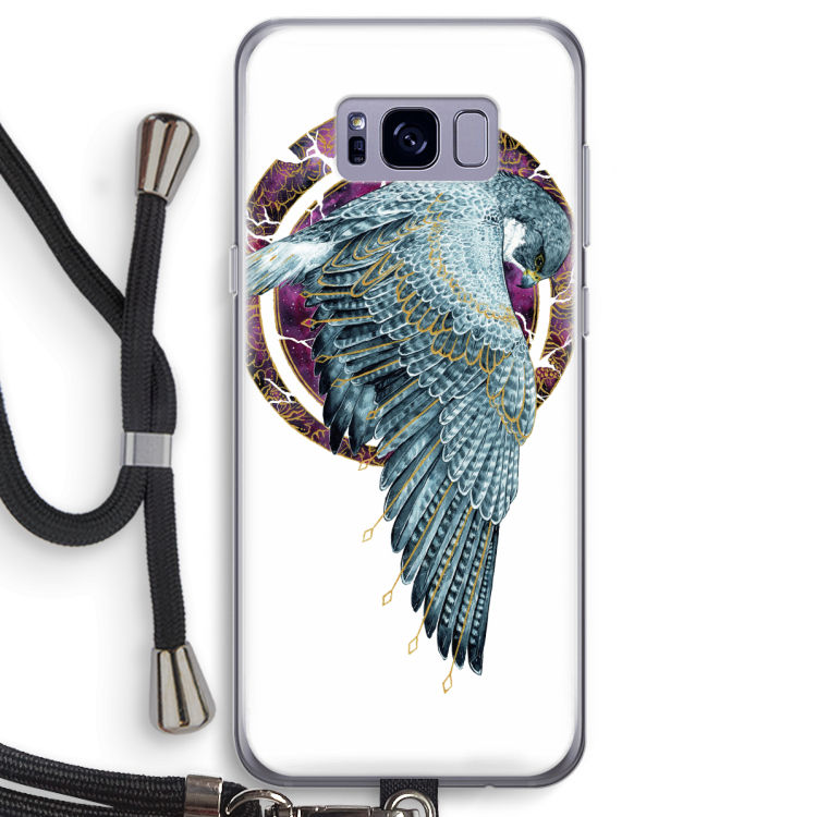 Golden Falcon: Samsung Galaxy S8 Transparant Hoesje met koord