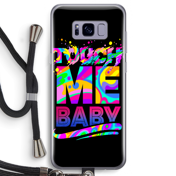 Touch Me: Samsung Galaxy S8 Transparant Hoesje met koord