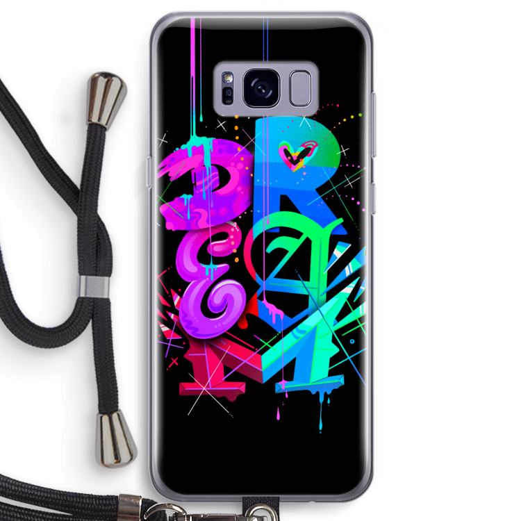 Dream: Samsung Galaxy S8 Transparant Hoesje met koord