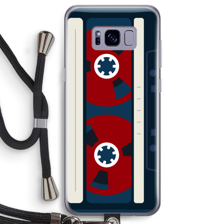 Here's your tape: Samsung Galaxy S8 Transparant Hoesje met koord