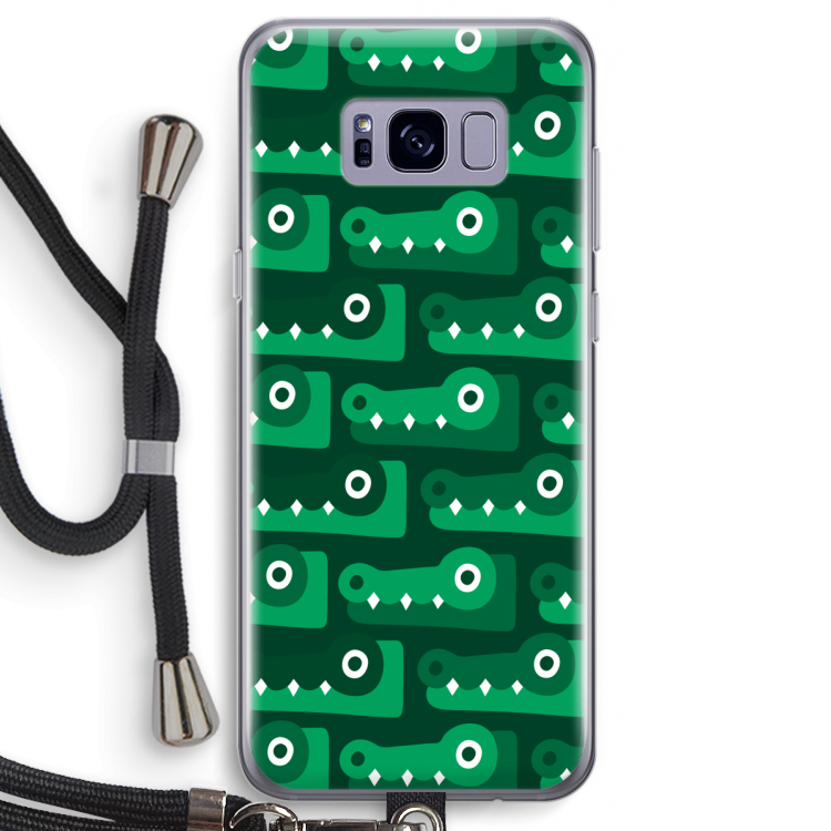 Crocs: Samsung Galaxy S8 Transparant Hoesje met koord