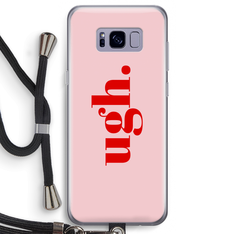 Ugh: Samsung Galaxy S8 Transparant Hoesje met koord