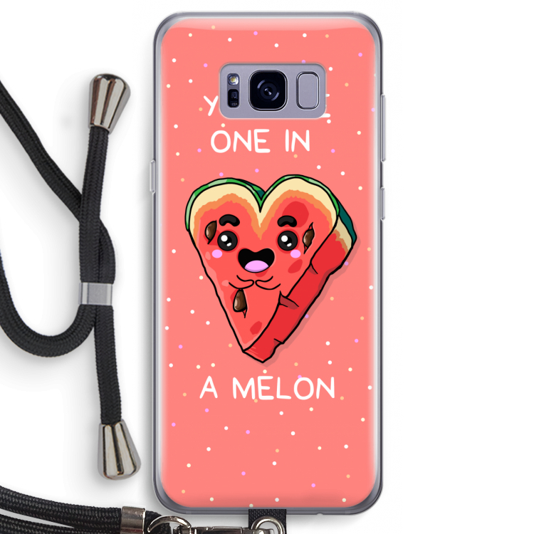 One In A Melon: Samsung Galaxy S8 Transparant Hoesje met koord