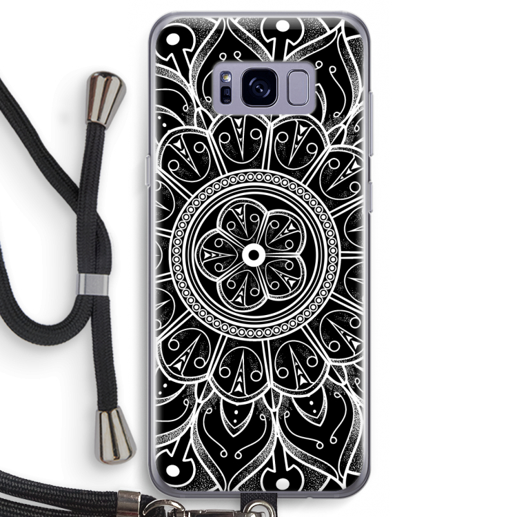 Roses Are Red: Samsung Galaxy S8 Transparant Hoesje met koord