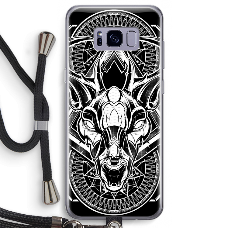 Oh Deer: Samsung Galaxy S8 Transparant Hoesje met koord