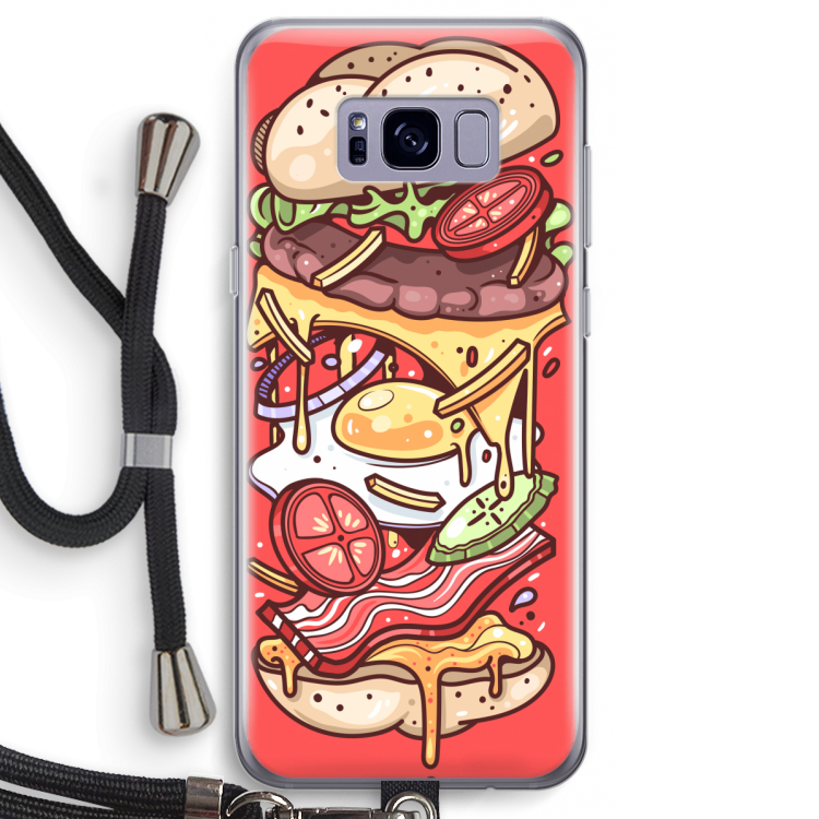 Diet Coke Please: Samsung Galaxy S8 Transparant Hoesje met koord