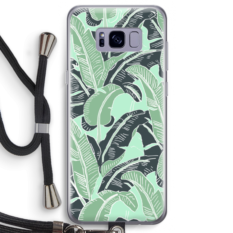 This Sh*t Is Bananas: Samsung Galaxy S8 Transparant Hoesje met koord