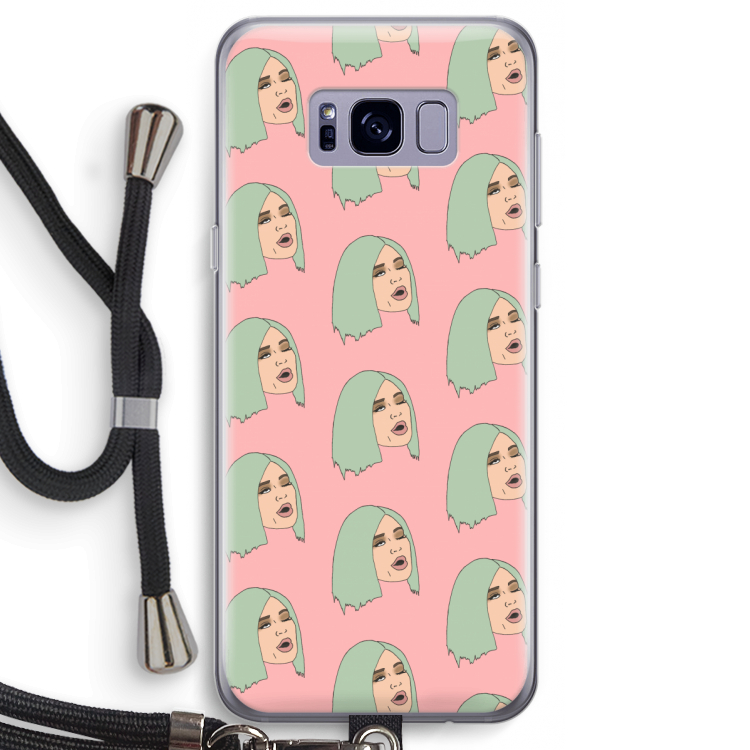 King Kylie: Samsung Galaxy S8 Transparant Hoesje met koord