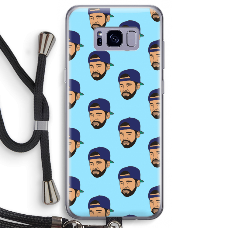Drake Away: Samsung Galaxy S8 Transparant Hoesje met koord