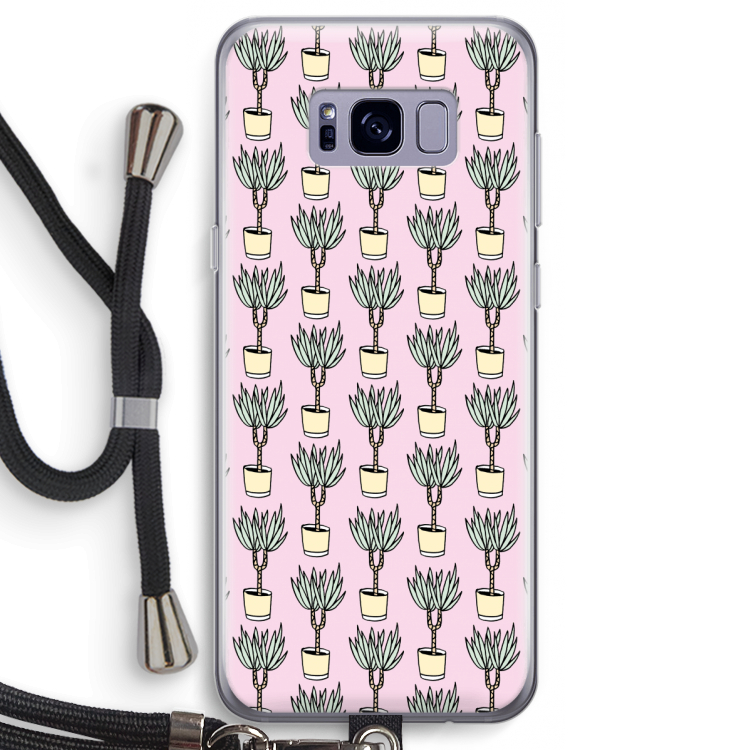 Boompje: Samsung Galaxy S8 Transparant Hoesje met koord