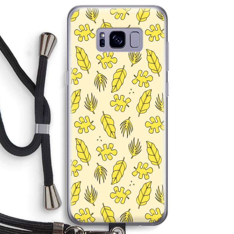 Herfst: Samsung Galaxy S8 Transparant Hoesje met koord