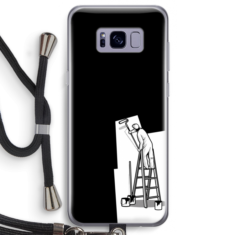 Musketon Painter: Samsung Galaxy S8 Transparant Hoesje met koord