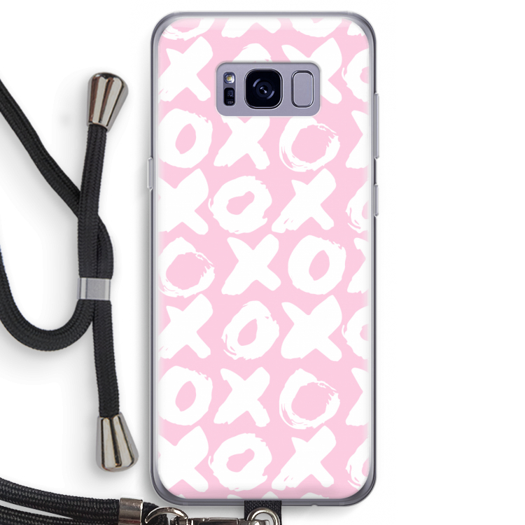 XOXO: Samsung Galaxy S8 Transparant Hoesje met koord