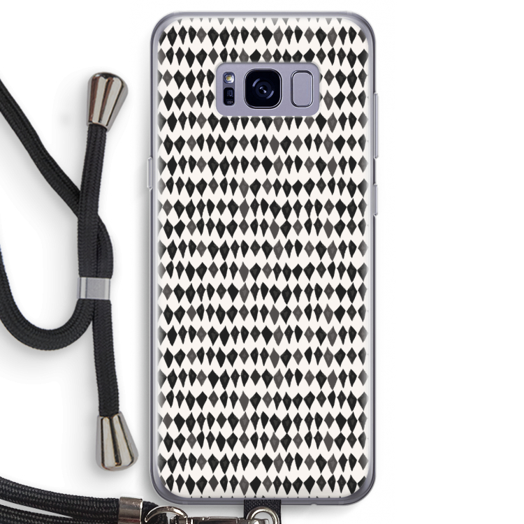 Crazy shapes: Samsung Galaxy S8 Transparant Hoesje met koord