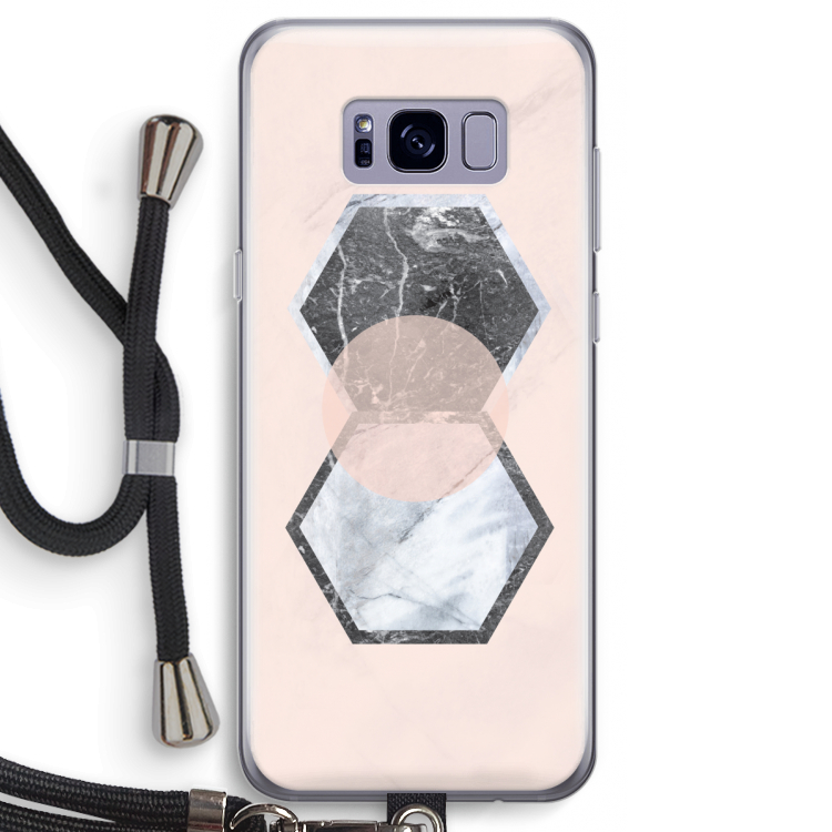 Creatieve toets: Samsung Galaxy S8 Transparant Hoesje met koord