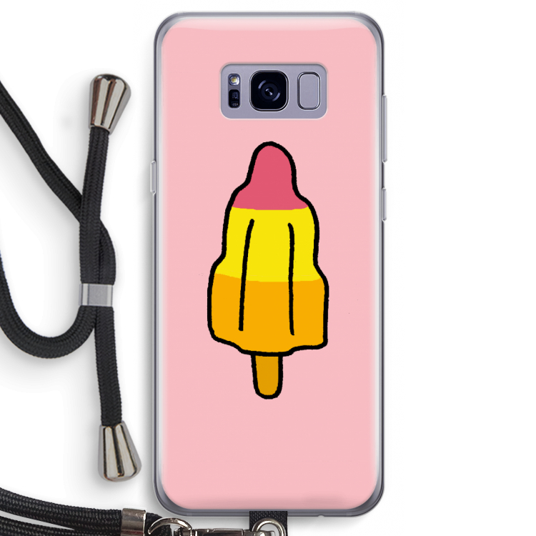 Raketijsje: Samsung Galaxy S8 Transparant Hoesje met koord