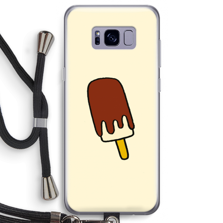 Frisco: Samsung Galaxy S8 Transparant Hoesje met koord