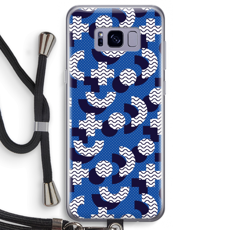 8-bit N°5: Samsung Galaxy S8 Transparant Hoesje met koord