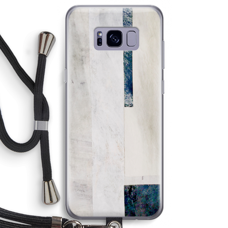 Meet you there: Samsung Galaxy S8 Transparant Hoesje met koord