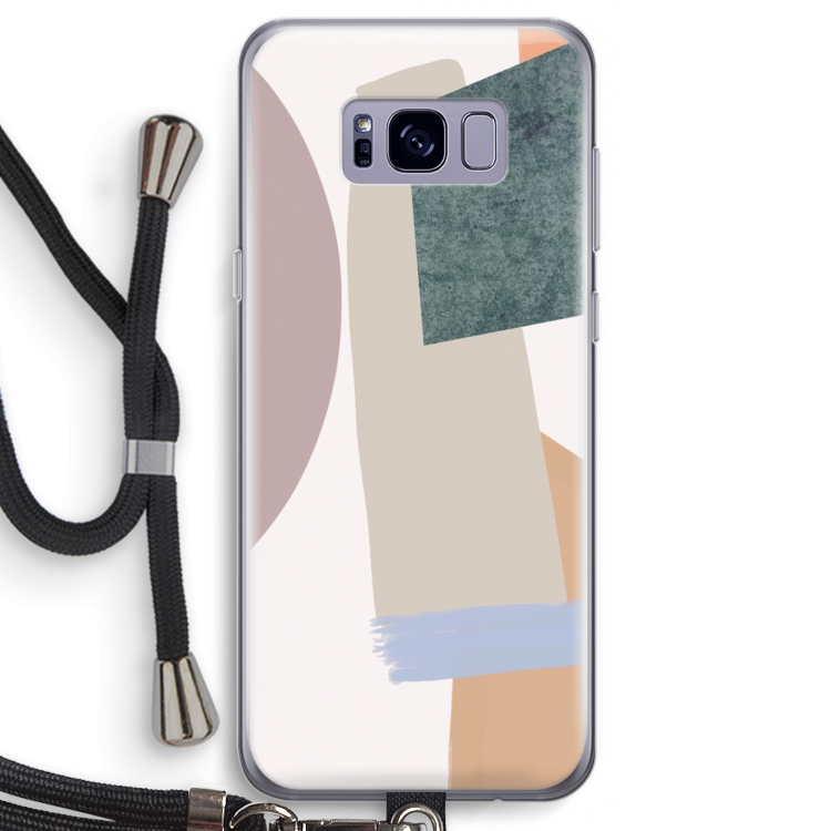 Lindo: Samsung Galaxy S8 Transparant Hoesje met koord
