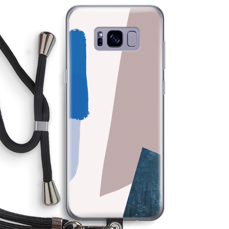 Lapis: Samsung Galaxy S8 Transparant Hoesje met koord