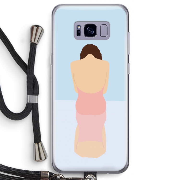 Mirror: Samsung Galaxy S8 Transparant Hoesje met koord