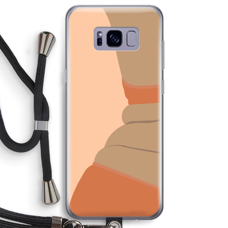 Bikini: Samsung Galaxy S8 Transparant Hoesje met koord