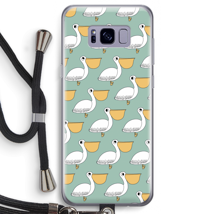 Pelican: Samsung Galaxy S8 Transparant Hoesje met koord