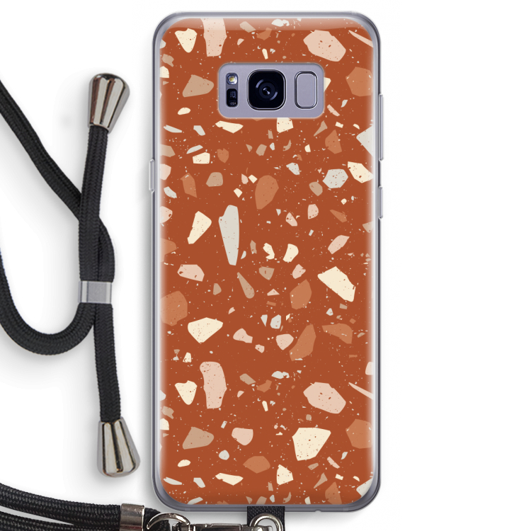 Terrazzo N°22: Samsung Galaxy S8 Transparant Hoesje met koord