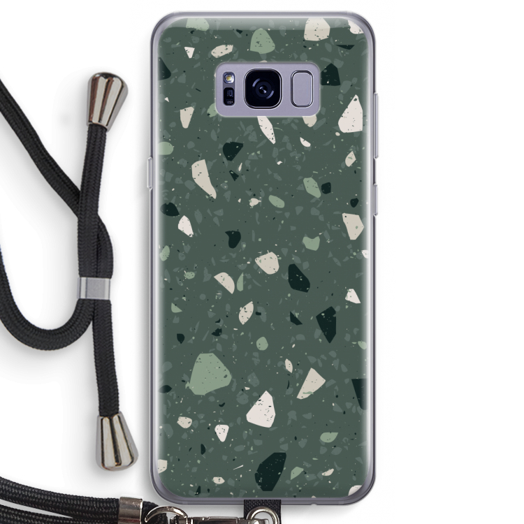 Terrazzo N°19: Samsung Galaxy S8 Transparant Hoesje met koord