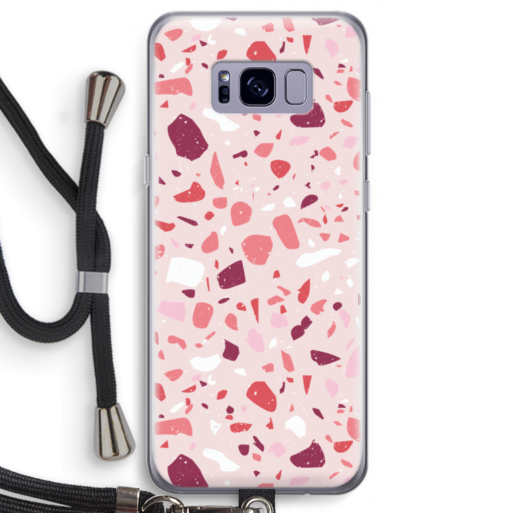 Terrazzo N°15: Samsung Galaxy S8 Transparant Hoesje met koord